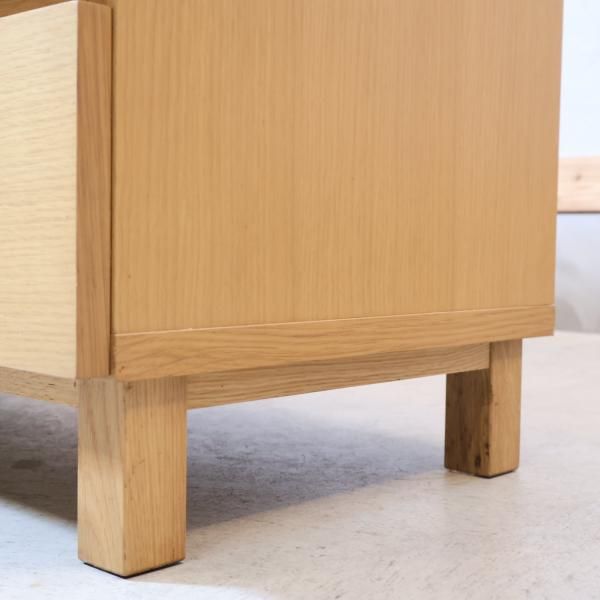 人気の無印良品(MUJI)のオーク材を使用したチェスト4段・幅120cm 人気の無印良品(MUJI)のオーク材を使用したチェスト4段・幅120cm