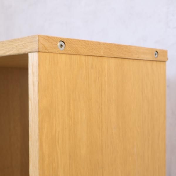 人気の無印良品(MUJI)のオーク材 2段・4列スタッキングシェルフ 人気の無印良品(MUJI)のオーク材 2段・4列スタッキングシェルフ