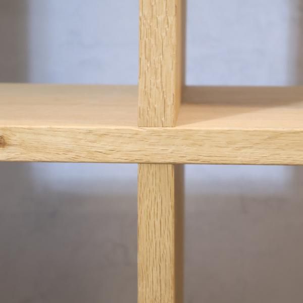 人気の無印良品(MUJI)のオーク材 2段・4列スタッキングシェルフ 人気の無印良品(MUJI)のオーク材 2段・4列スタッキングシェルフ