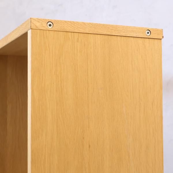 人気の無印良品(MUJI)のオーク材 2段・4列スタッキングシェルフ 人気の無印良品(MUJI)のオーク材 2段・4列スタッキングシェルフ