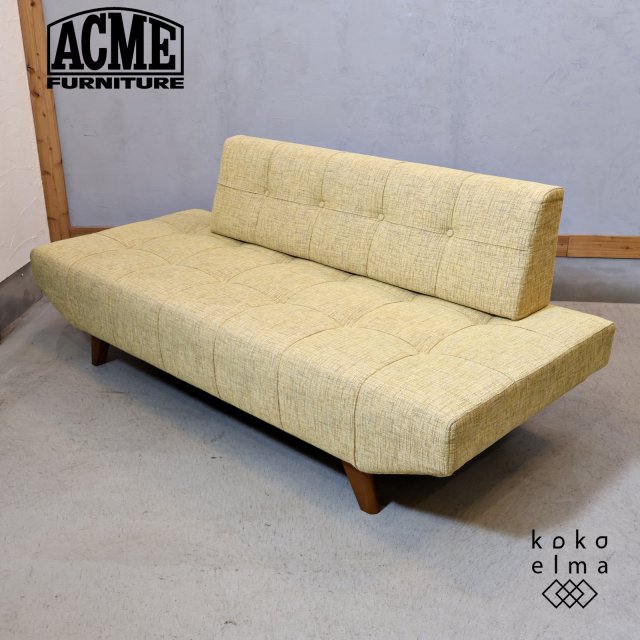 ACME FURNITURE(ե˥㡼)TROY SOFA(ȥ ե) ؤ⤿ϼ곰ǽǥǥ٥åɤȤƤ2ͤ3ͳݤѤΥեǤߥʤɤˡ