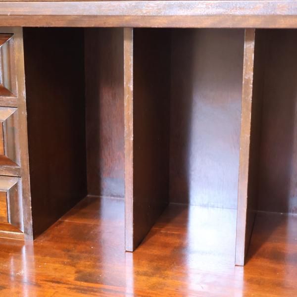 松本民芸家具 ミズメザクラ無垢 ボールフットビューロー ライティングビューロー 松本民芸家具のミズメザクラ無垢材を使用した重H型ボールフット