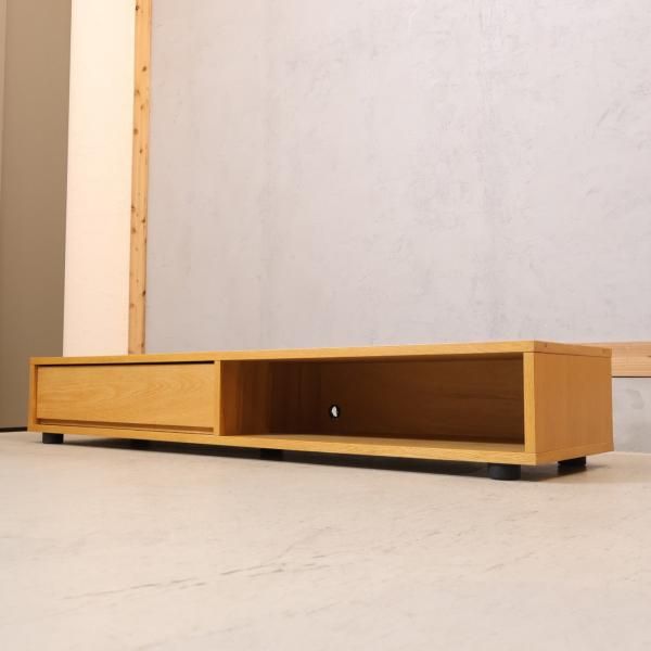 【廃盤】無印良品オーク材AVラック薄型【テレビ台】 無印良品 MUJI テレビボード オーク材 AVラック 薄型 AVボード