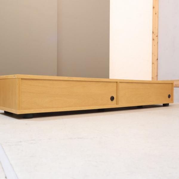 【廃盤】無印良品オーク材AVラック薄型【テレビ台】 無印良品 MUJI テレビボード オーク材 AVラック 薄型 AVボード
