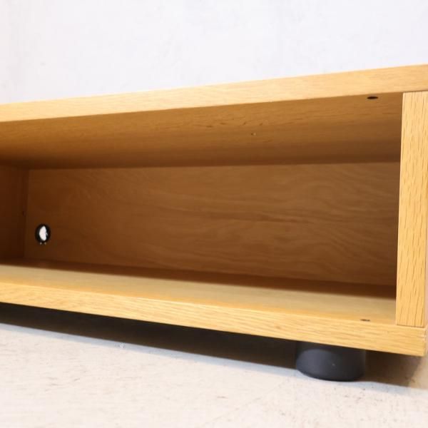 無印良品(MUJI)のオーク材 AVラックです！シンプルな薄型のTV