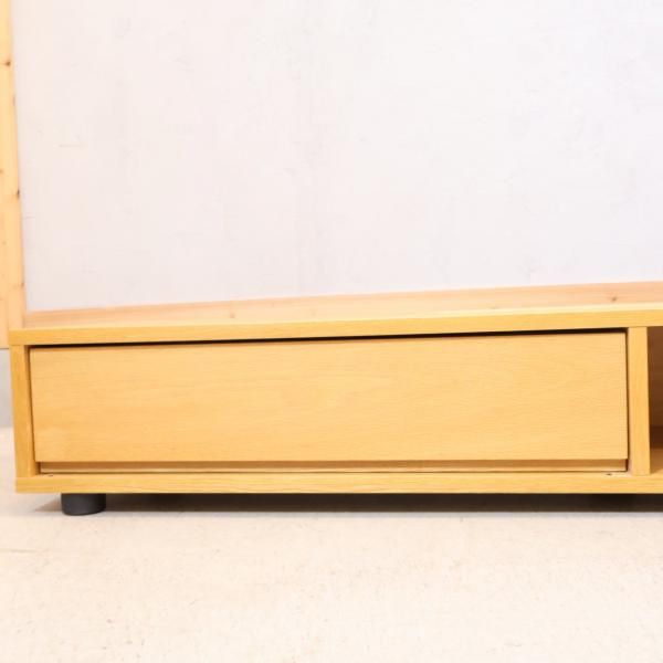 無印良品(MUJI)のオーク材 AVラックです！シンプルな薄型のTV