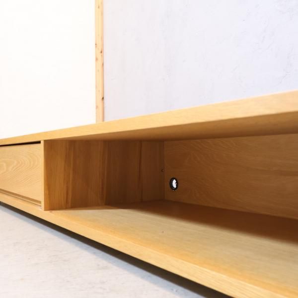 無印良品(MUJI)のオーク材 AVラックです！シンプルな薄型のTV