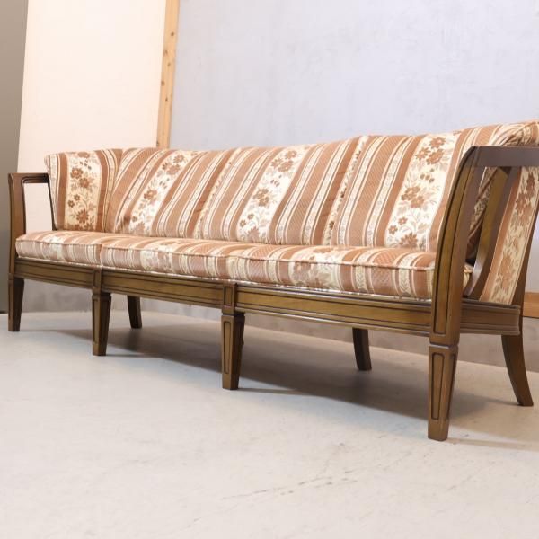 Go55マルニ  地中海 ロイヤル シャルル 3人掛けソファ /T6 MARUNI マルニ木工 地中海ロイヤル シャルル 3人掛けソファ 本革