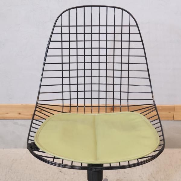 モダニカ ワイヤーチェア ブラック ローリングベース サイドシェル イームズ MODERNICA(モダニカ)のWire Chair(ワイヤーチェア)ブラック