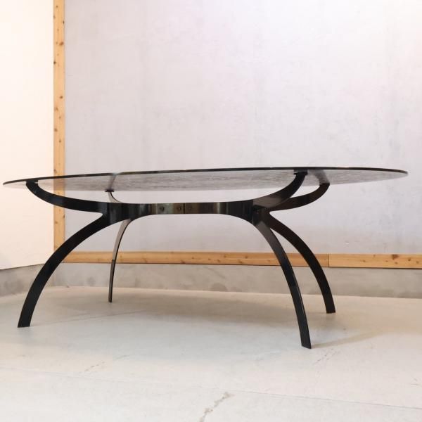 トード・ボーンチェ 「GLASS OVAL TABLE」　moroso社 MOROSO(モローゾ)のTord Boontje(トード・ボーンチェ)デザインの