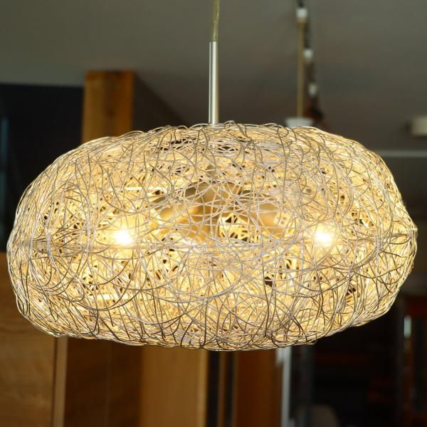 Francfranc（フランフラン）のペンダントライトです！ワイヤーを何重に