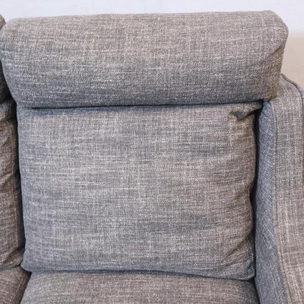 【unico】 ウニコ CLAD クラード オットマン ダークグレー unico(ウニコ)のCLAD(クラード) 2シーターソファ/ヘッドレスト付です