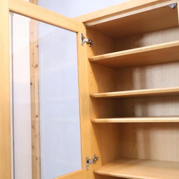 日進木工 nissin WHITE WOOD オーク材 食器棚 カップボード 飛騨高山の日進木工(nissin)のWHITE WOOD(ホワイトウッド