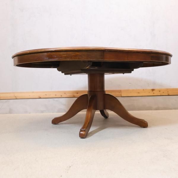 【美品】三越 ブルージュ ラウンドテーブル 中古 美品 三越家具(現カントリーハウス) Brugge(ブルージュ