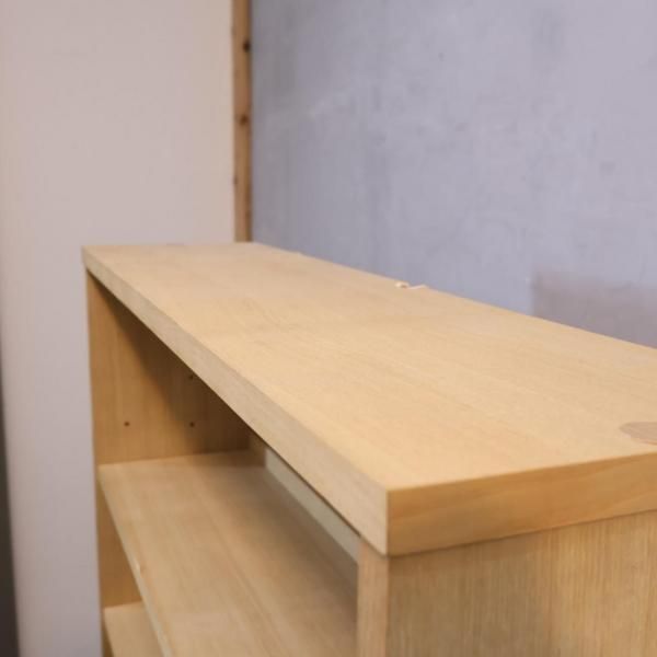 組み合わせて使える木製収納・本体・ハイタイプ・奥行14cm