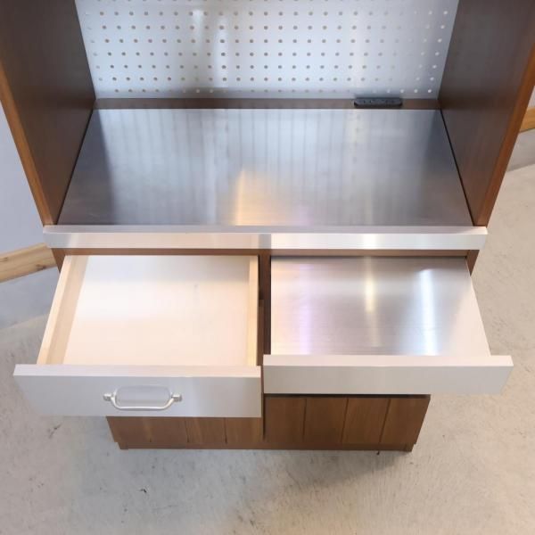 unico キッチンボード STRADA キッチン収納 食器棚 家具 C043 人気のunico(ウニコ)のSTRADA(ストラーダ)シリーズよりキッチン