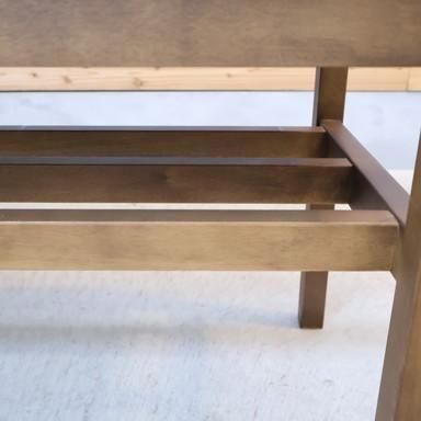 無印良品(MUJI)の稀少な木製ベンチ・板座・タモ材です。タモ無垢