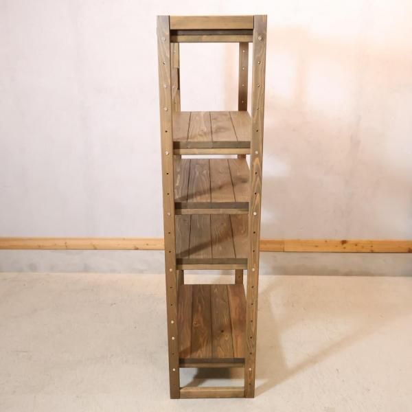 松本家具　引き取りのみ　さいたま市大宮区　木製オープンシェルフ オープンシェルフ 幅50cm 本棚 木製 天然木 オーク無垢材 オイル