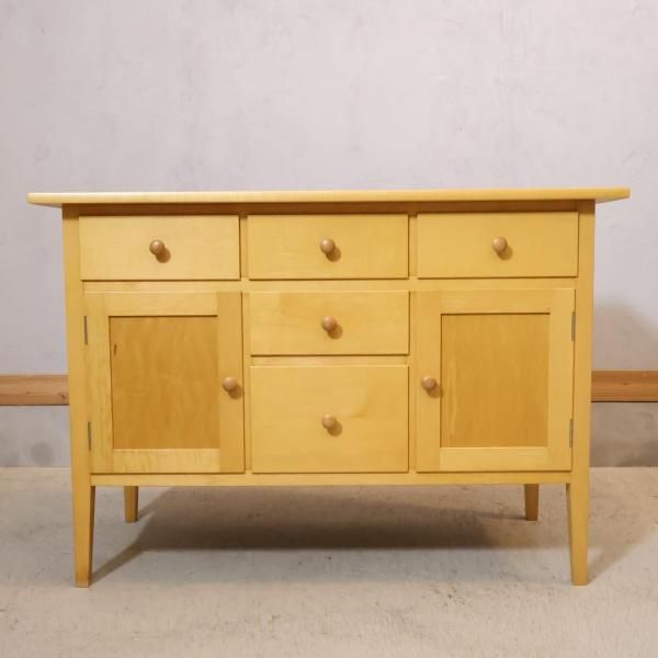 タイムレスコンフォート メープル無垢 サイドボード キャビネット リビングボード TIMELESS COMFORT(タイムレスコンフォート) メープル無垢材 サイド