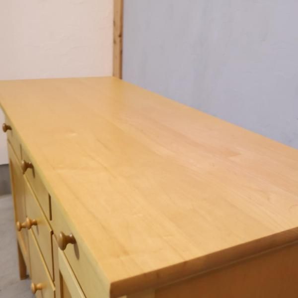 タイムレスコンフォート メープル無垢 サイドボード キャビネット リビングボード TIMELESS COMFORT(タイムレスコンフォート) メープル無垢材