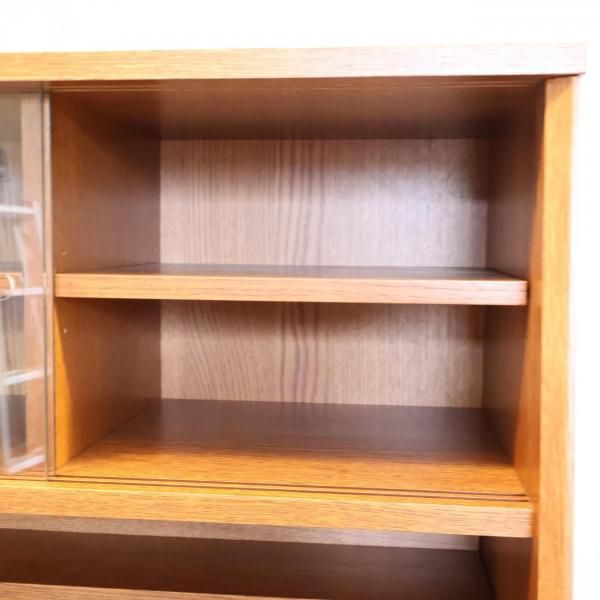 【unico】◇シグネ◆キッチン台◇オーク材◆程度良好◇ unico ウニコ SIGNE キッチンボード 食器棚 シグネ