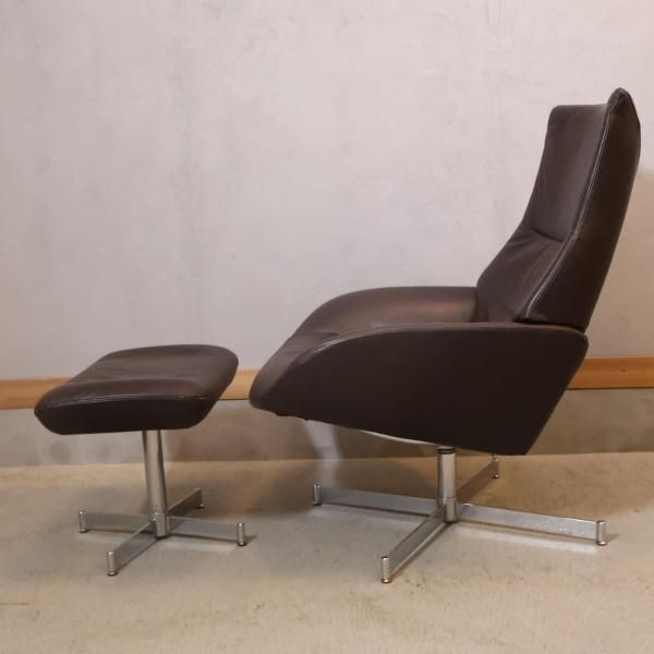 北欧デンマークのメーカーKEBE(ケベ)社の本革を使用したリクライニング