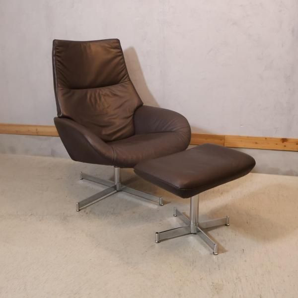 北欧デンマークのメーカーKEBE(ケベ)社の本革を使用したリクライニング