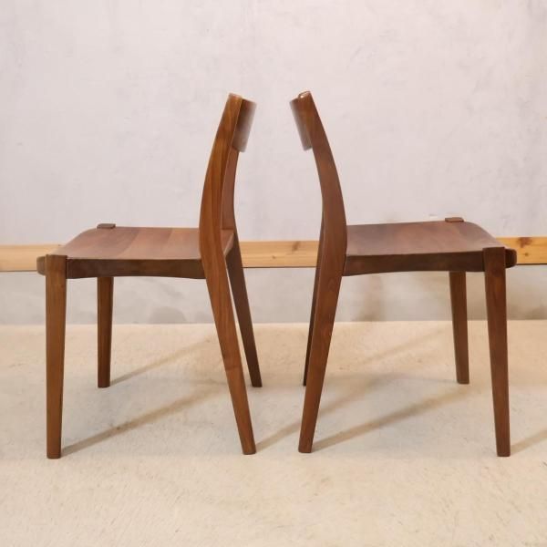 柏木工木製ダイニングチェア　2脚(1 専用出品】 SiKI(シキファニチア)のキャッチ ダイニングチェア 2