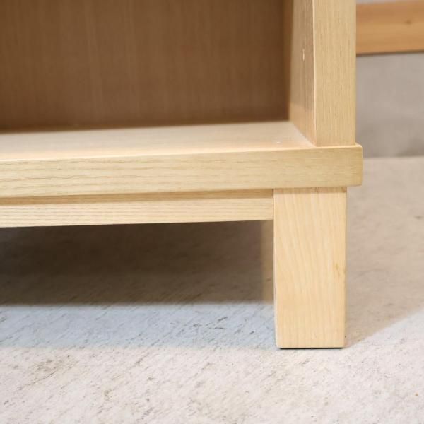 人気の無印良品のタモ材 木製収納です！！シンプルなデザインは