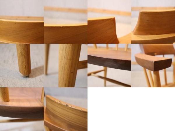 【送料込】柏木工　KASHIWA　キャプテンチェア　リプロダクト品　③ キャプテンチェア (張座) - 国産無垢家具は飛騨高山発の家具
