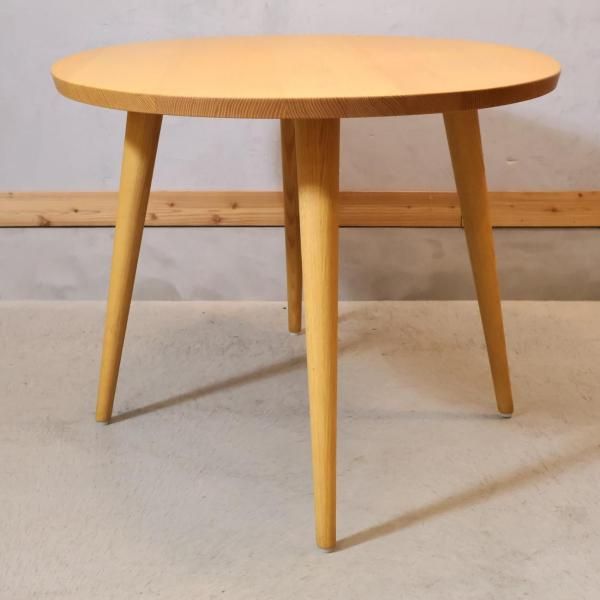 飛騨家具 柏木工 ヴィンテージ 丸テーブル 円形 無垢材 イズヤオンライン | 柏木工 kashiwa / Japan 柏木工 ラウンド