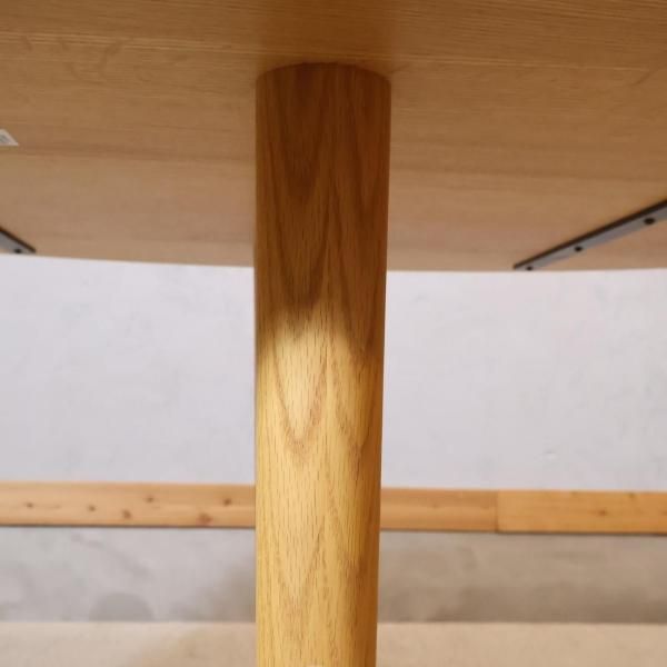 柏木工　ダイニングテーブル　オーク　無垢材　北欧　W125 飛騨家具　作業台 柏木工 ダイニングテーブル オーク 無垢材 北欧 W125 飛騨家具