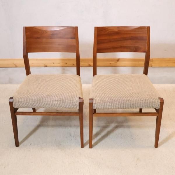 大塚家具　ダイニングチェア ダイニングチェア「ブラン」ウォールナット材 板座 | 【公式