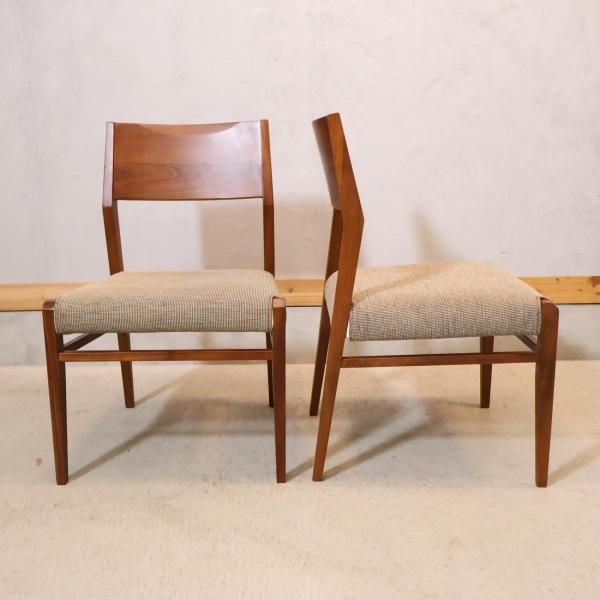 美品　旧大塚家具 木製ブラウンダイニングチェア　1脚 美品 旧大塚家具 木製ブラウンダイニングチェア 1脚 美品 旧大塚