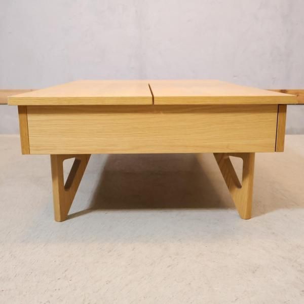 MORITA(モリタインテリア)のDue(デュエ) オーク材 リビングテーブル