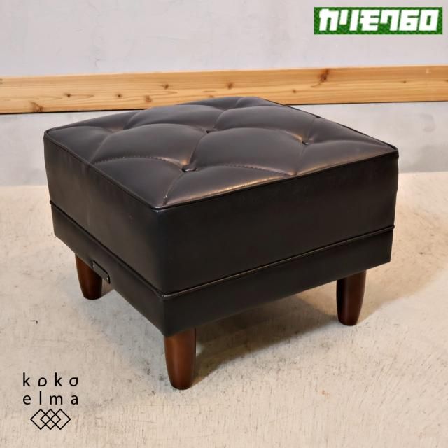M*T様 希少品/ヴィンテージ　Knoll/ノール/ノル 本革オットマン　本革ス ノール / Knoll ノル ウームチェア オットマンセット サーリネン