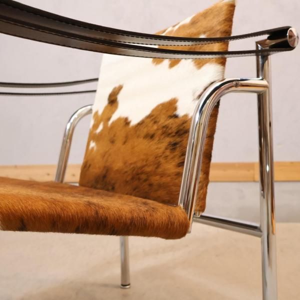 正規品/刻印Cassina/カッシーナ ル・コルビュジエ「LC1」スリングチェア 中古 Cassina(カッシーナ) ル・コルビュジエ LC1スリングチェア