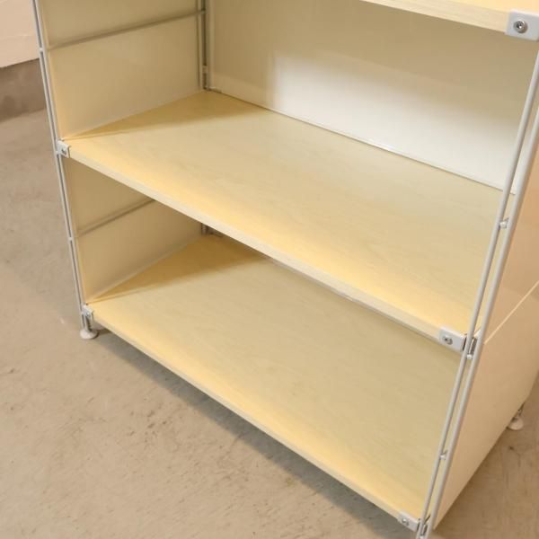 人気の無印良品(MUJI)のメープル材を使用した3段ユニット