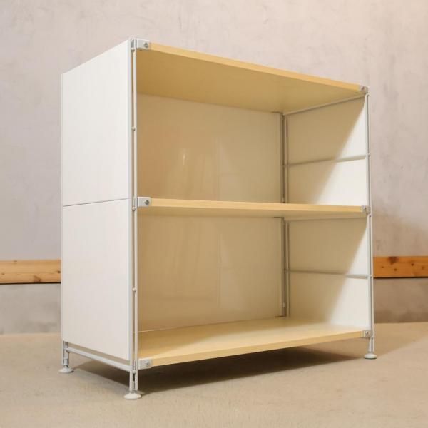 人気の無印良品(MUJI)のメープル材を使用した3段ユニット