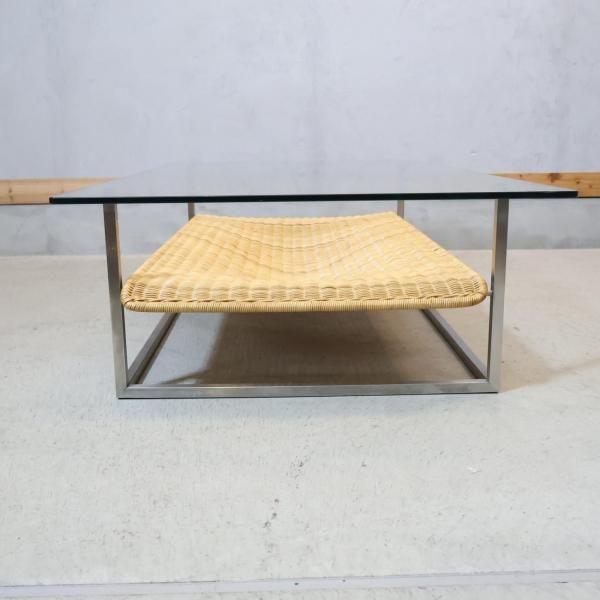 E&Y(イーアンドワイ)のHAMMOCK(ハンモック) ガラス×ラタン ロー