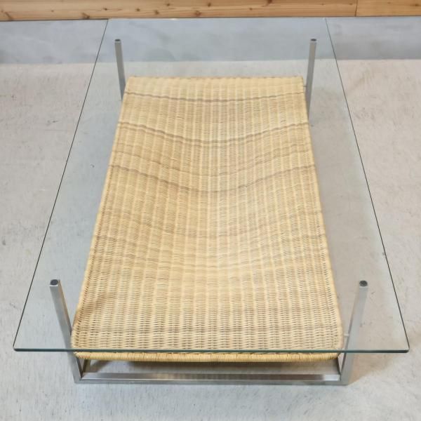 E&Y(イーアンドワイ)のHAMMOCK(ハンモック) ガラス×ラタン ロー