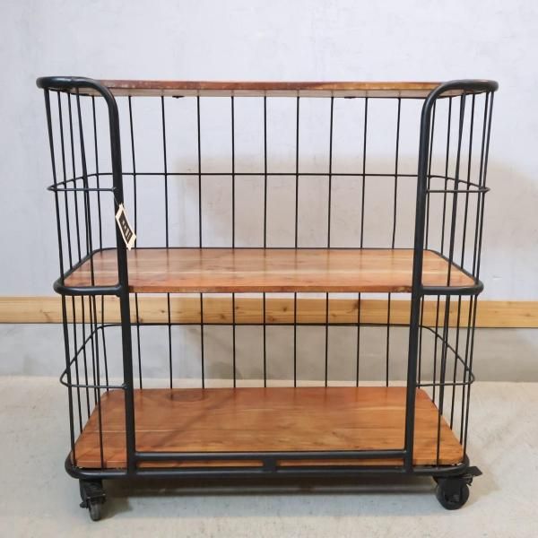 SPICE OF LIFE 5段ワゴンラック ブルックリンスタイル シェルフ SPICE OF LIFE 5段ワゴンラック ブルックリンスタイル シェルフ