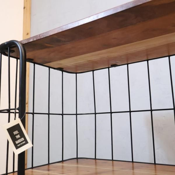 SPICE OF LIFE 3段ワイドワゴンラック オープンシェルフ 工業系 SPICE OF LIFE(スパイスオブライフ)の3段ワイドワゴンラックです