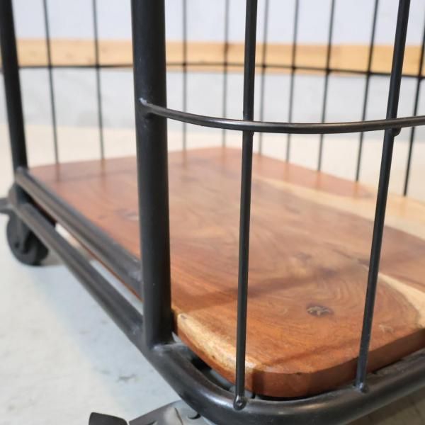 SPICE OF LIFE 5段ワゴンラック ブルックリンスタイル シェルフ SPICE OF LIFE(スパイスオブライフ)の5段ワゴンラックです。長年