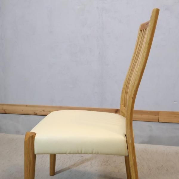 Sturd(スタード) シンプルなオーク材 ダイニングチェア 2脚セット