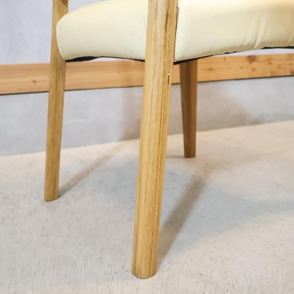 Sturd(スタード) シンプルなオーク材 ダイニングチェア 2脚セット