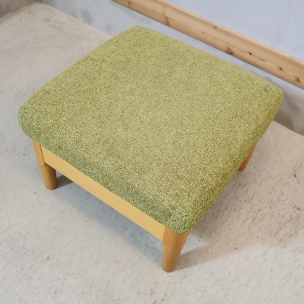 柏木工 「ウィルダネス」 オットマン オーク材 飛騨の家具 スツール 柏木工 / KASHIWA シビル / CIVIL スツール オットマン 中古