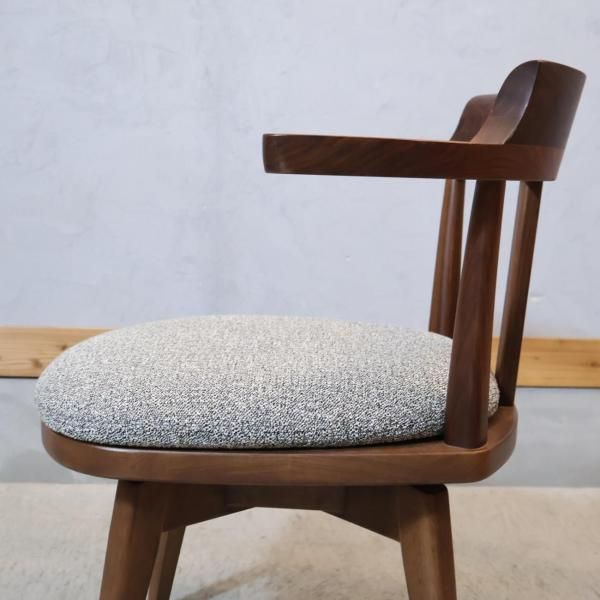 step step 欅材 黒い臼の椅子 木製 チェア オブジェ 古家具 step