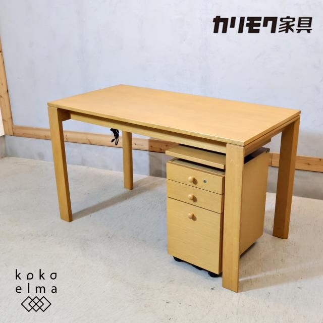クラシック木製文机 5引き出し カリモク ヴィンテージ アンティーク 古家具 クラシック木製文机 5引き出し カリモク ヴィンテージ