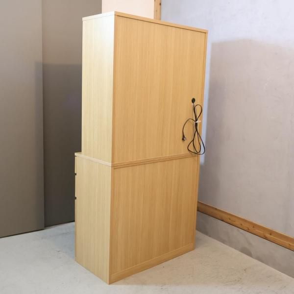 人気の無印良品(MUJI)のオーク材 カップボードです！！シンプル